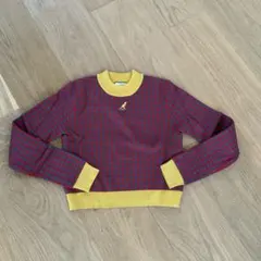 Kangol jouetie コラボ　幾何学模様 ニットセーター 長袖