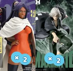 BLEACH フィギュア 4体セット 浦原喜助 更木剣八 黒崎一護 藍染惣右介