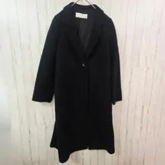 PARIGOT チェスターコート 黒 S ウール 日本製 ロング きれいめのサムネイル