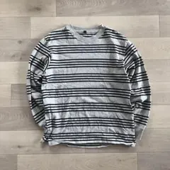 old uniqlo マルチ　ボーダー　カットソー　ロンT y2k