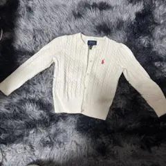 Polo Ralph Lauren ホワイトカーディガン 3/4歳
