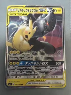 ピカチュウ＆ゼクロムGX RR SM9 タッグボルト 031/095