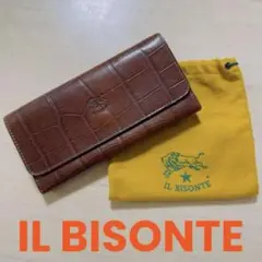 イルビゾンテ IL BISONTE 長財布 クロコ型押し