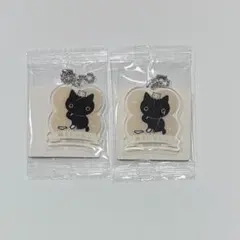 サンエックス アクリミニ アクリルキーチェーン 靴下にゃんこ ２点セットのサムネイル
