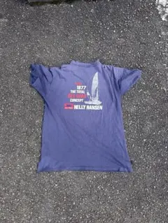 HELLY HANSEN プリント Tシャツ 青
