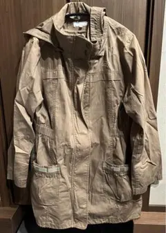 組曲　スプリングコート　薄手　ロングジャケット　ベージュ　150〜160cm