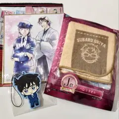 名探偵コナン ミニ色紙 ラバスト ハンドタオル 3点セット