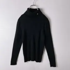 ローレンラルフローレン　コットン　リブニット　タートル　レディース　古着