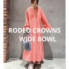 RODEO CROWNS♡ ネームパッチティアードマキシワンピース