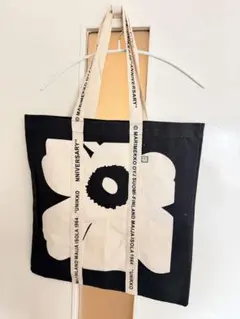 マリメッコ フラワープリント トートバッグ