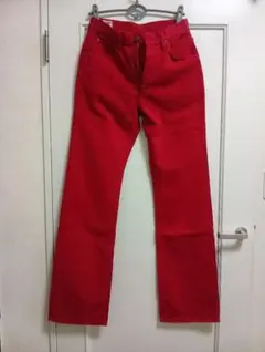 Lee レッド ブーツカットデニム ジーンズ w32