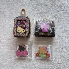 Hello Kitty ウィンドウチャームケース キーホルダー 4点セット