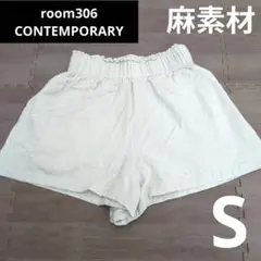 room306 ショートパンツ 麻素材　リネンショートパンツ