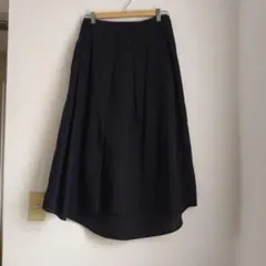 チャコット バランス タフタロングスカート M 黒 ヨガ バレエ 撥水