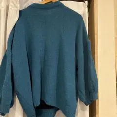 レディース　ブルーニット