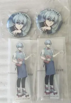 ブルーロック 一番くじ アクスタ ホログラム缶バッジ 氷織