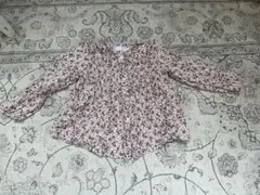 ZARA 小花柄春服長袖ブラウス 100〜110サイズ