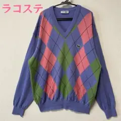 希少　CHEMISE LACOSTE ラコステ ニット　セーター　80s