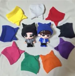 すのチル ソフビ 猫耳 ニット帽 推し色 SnowMan スノーマン