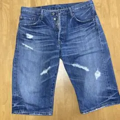 リーバイス 501 ダメージ加工ハーフパンツ W34 L15