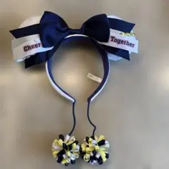 ディズニー　カチューシャ チア　ミニーマウス　cheer together