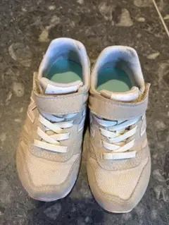 New Balance ベージュ スニーカー 373 17cm おまけ付き
