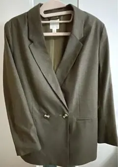 H&M ブラウン テーラードジャケット