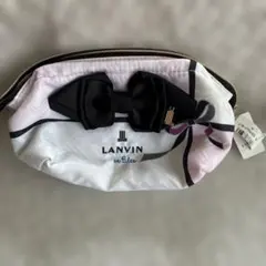 【新品未使用】LANVIN en Bleu ポーチ リボン ピンクのサムネイル