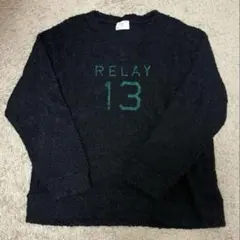 チャオパニックティピー　ブラックニット　 トレーナー Mサイズ