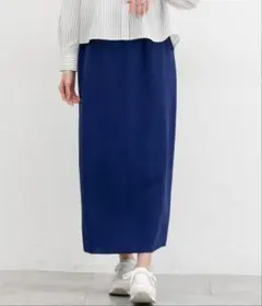 ハニーズ セルフカットスカート ブルーL