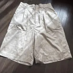 LOWRYS FARM ショートパンツ ベージュ Fサイズ　スエード生地
