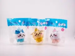 新品未開封 ちいかわ ソフビインテリアマスコット 3種セット
