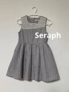 【新品】未使用 タグ付き Seraph ノースリーブワンピース レース 花柄