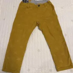 ワ*ン様 ブリーズ　パンツ　110 黄色　星柄　ズボン