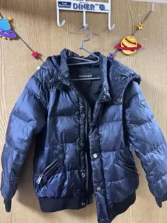 EMPORIO ARMANI ネイビー ダウンコート 6A