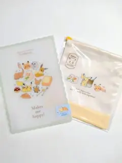 ポケモン巾着＆下敷きセット