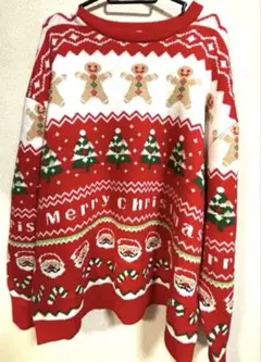 クリスマス オーバーサイズセーター