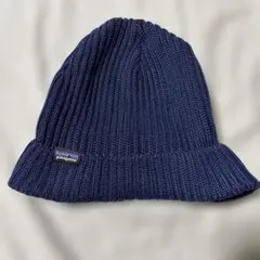ビーニー 帽子 90s Patagonia パタゴニア 総柄 ボンボン M 青 Patagonia パタゴニア ニット帽 ビーニー ネイビー - メルカリ