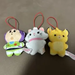 ディズニー　ストラップ3点セット
