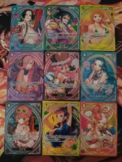 ワンピースカード　SP9枚セット　展示・鑑賞・盗難防止用カード