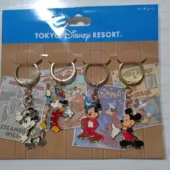 東京ディズニーリゾート ミッキー キーチェーン 4個セット