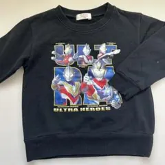 バンダイウルトラマン トレーナー ブラック 110