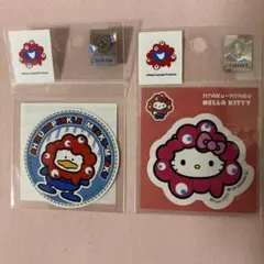 大阪万博　ミャクミャク　サンリオ　なりきりステッカー　シール