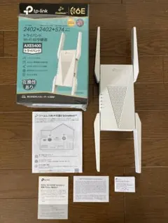 TPLINK RE815XE Wi-Fi中継機2402+2402+574Mbps