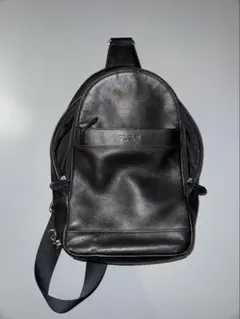 COACH レザー ボディバッグ ブラック