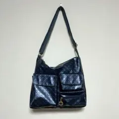 GHERARDINI ゲラルディーニ　ソフティ　ショルダーバッグ　ネイビーのサムネイル