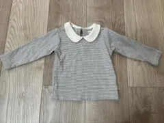 ボーダー　サイズ90 トップス　襟付き