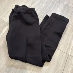 フリースレギンス ブラック　110