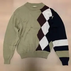 サ*イ様 古着.ヴィンテージ.ウールニット.柄