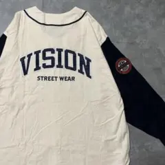 定価:7,590円 VISION STREET WEAR ベースボールシャツ